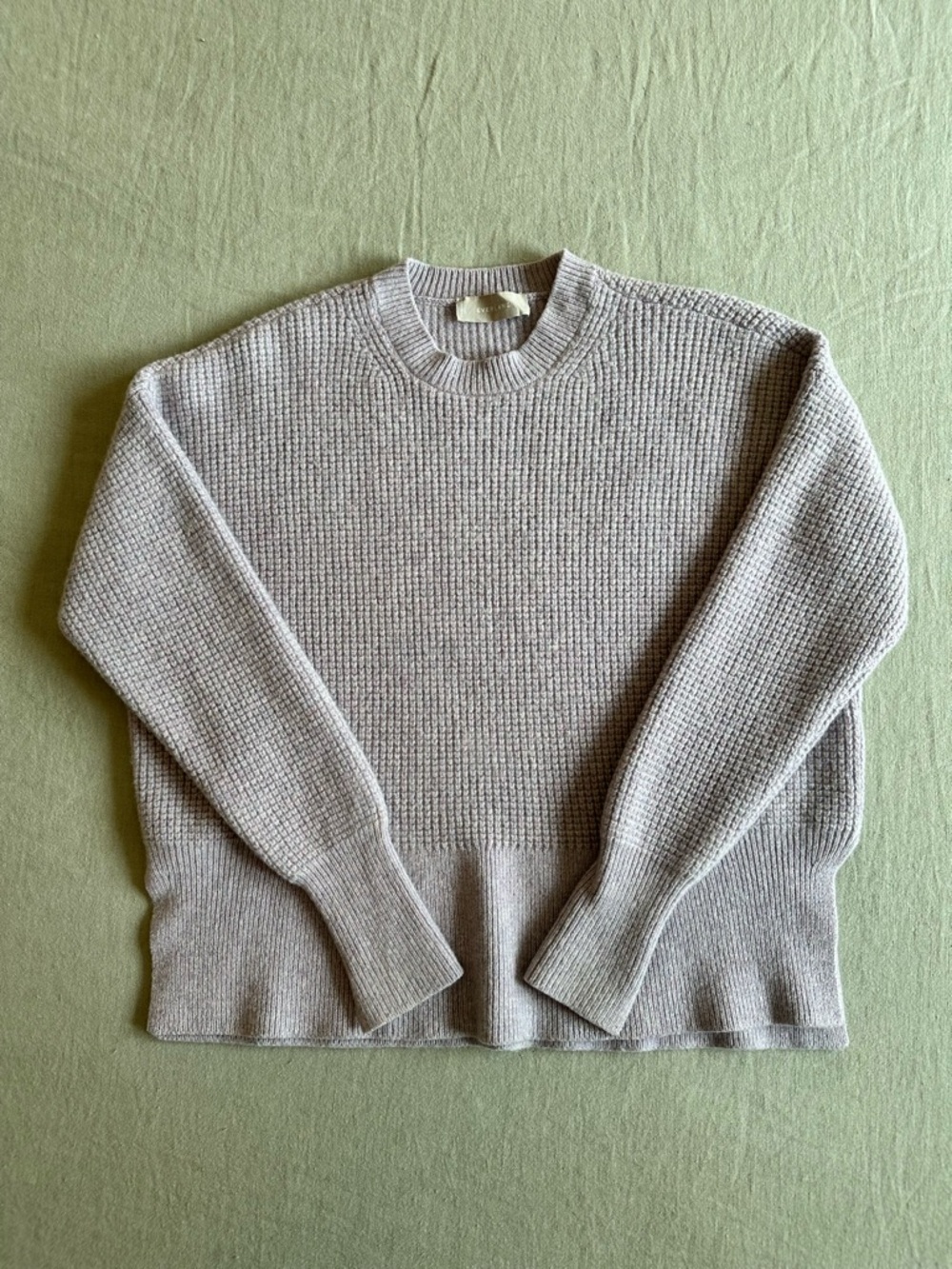 Everlane 100% Cashmere Lilac Sweater